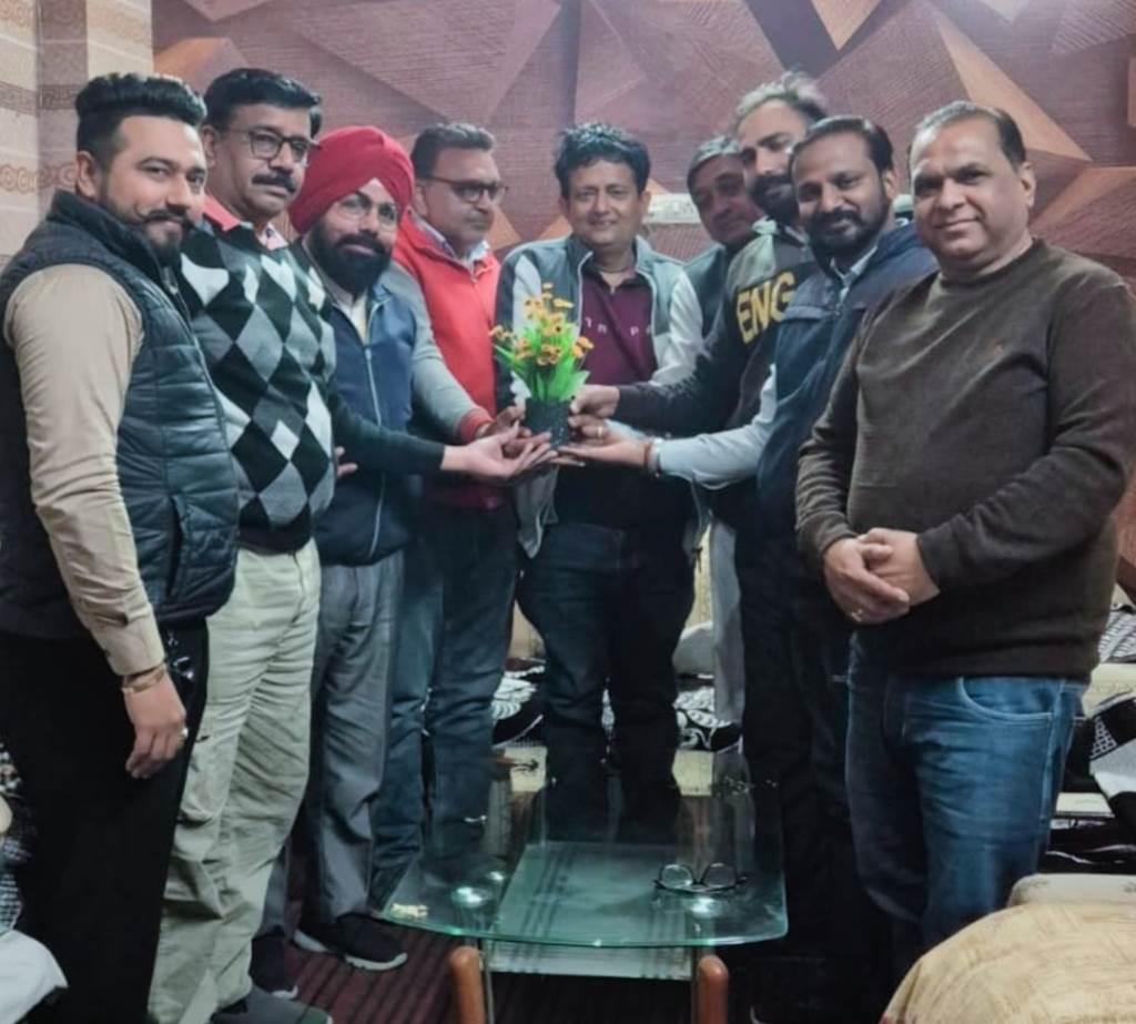 रतिया मीडिया वेलफेयर क्लब के तीसरी बार सर्वसम्मति से अध्यक्ष बने बोबी गोस्वामी